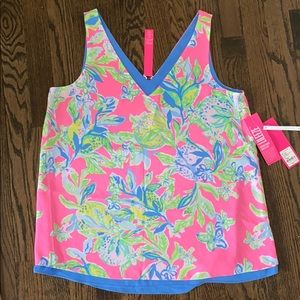 Lilly Pulitzer Florin Reversible Top NWT